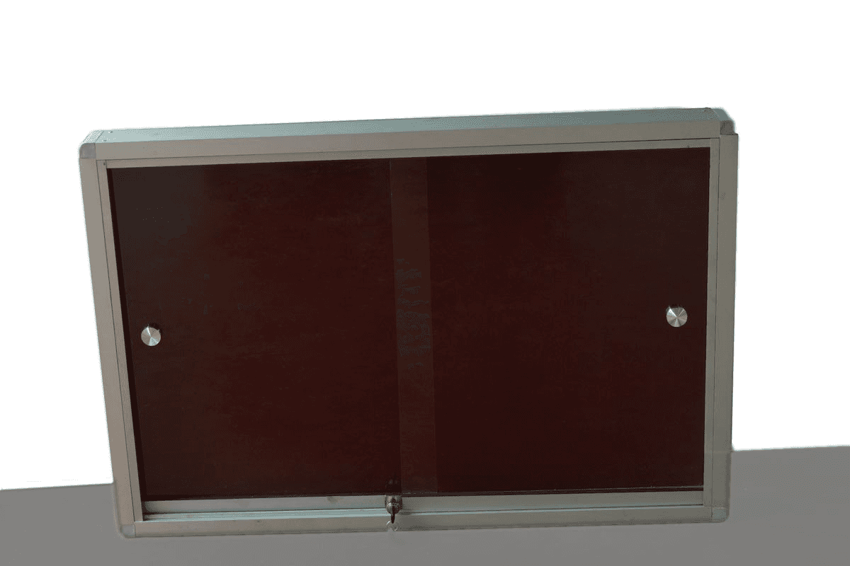 SLIDING GLASS NOTICE BOARD product photo 1 of 2